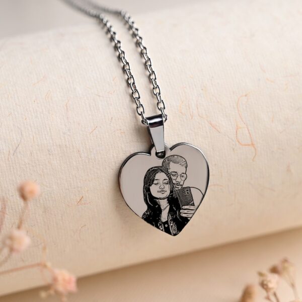 Personalized Eternal Heart Valentine Pendant