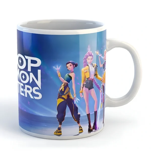 Personalized Demon Hunters Ceramic Coffee Mug - Image 3