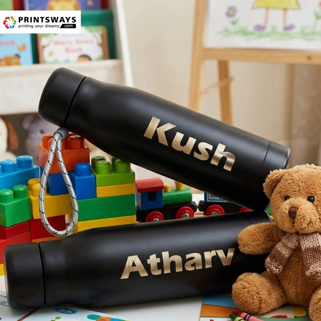 AAAAA Personalized Stainless Steel Insulated Water Bottle - Image 1