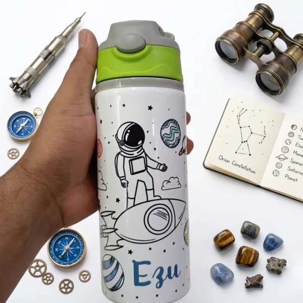 Personalized Astronaut Water Bottle - Image 2