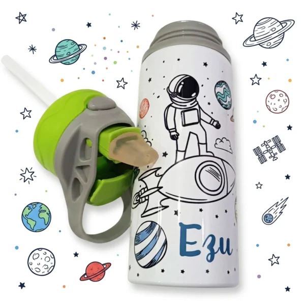 Personalized Astronaut Water Bottle - Image 4