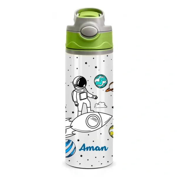 Personalized Astronaut Water Bottle - Image 3