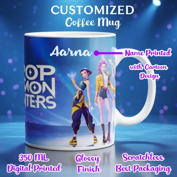Personalized Demon Hunters Ceramic Coffee Mug - Image 5