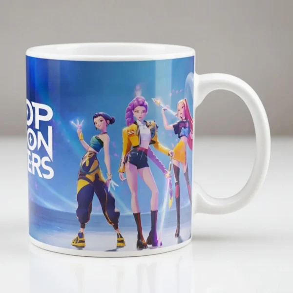 Personalized Demon Hunters Ceramic Coffee Mug - Image 4