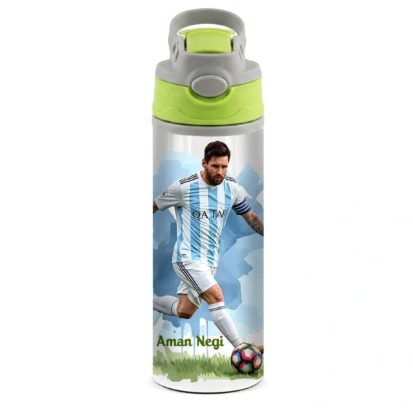 Personalized Messi Kids Water Bottle - Image 6