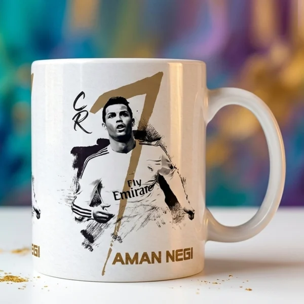 Custom Name Ronaldo Ceramic Coffee Mug
