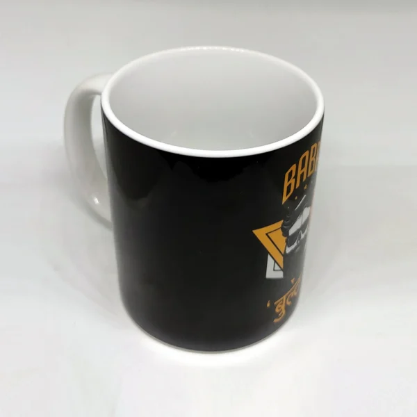 Baba Bullet Black Ceramic Coffee Mug - Image 3