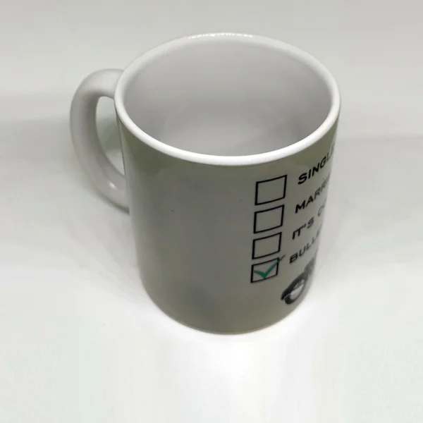 Bulleteer Funny Motorcycle Rider Ceramic Coffee Mug - Image 4