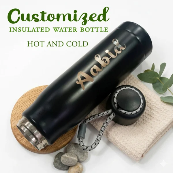 Personalized Stainless Steel Insulated Water Bottle - Image 4