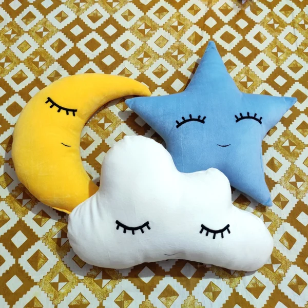 Kids Moon Star Cloud Cushion Pillow - Image 2