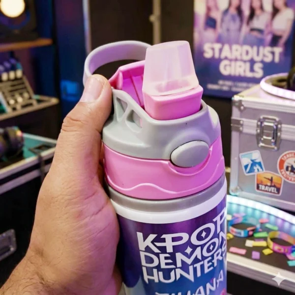 Personalized KPOP Demon Hunters Kids Bottle - Image 4