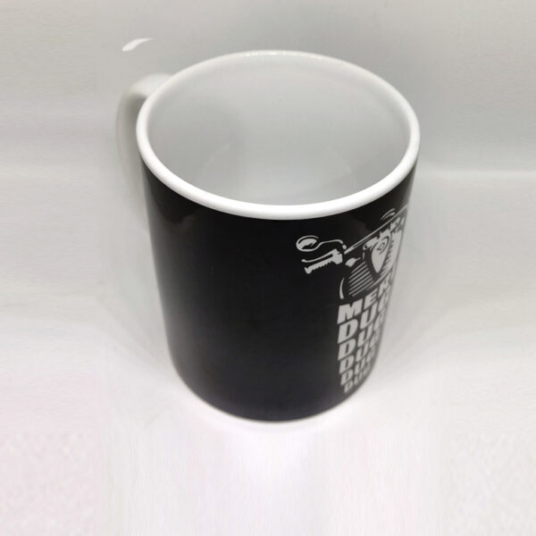 Meri Dug Dug Black Ceramic Coffee Mug - Image 3