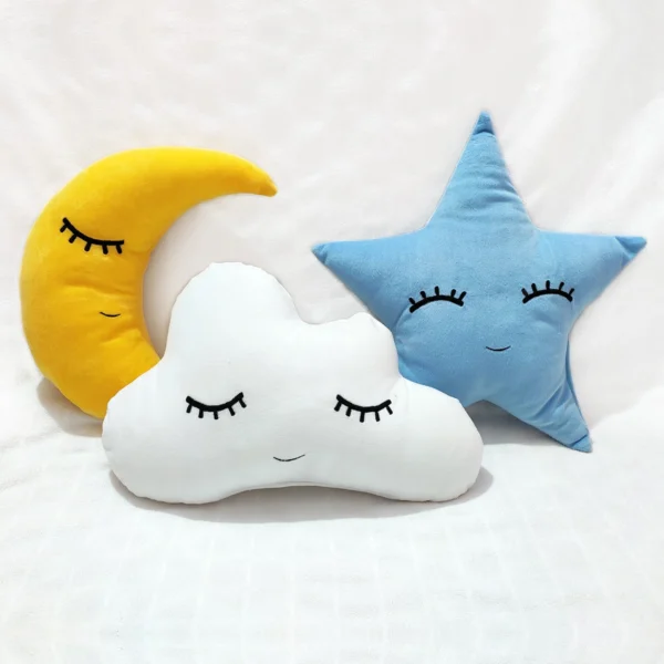 Kids Moon Star Cloud Cushion Pillow - Image 4