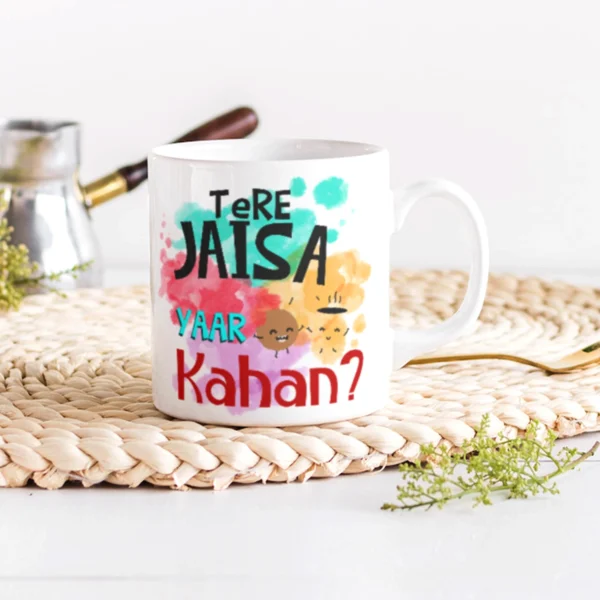 Tere Jaisa Yaar Kahan Printed Ceramic Coffee Mug - Image 2